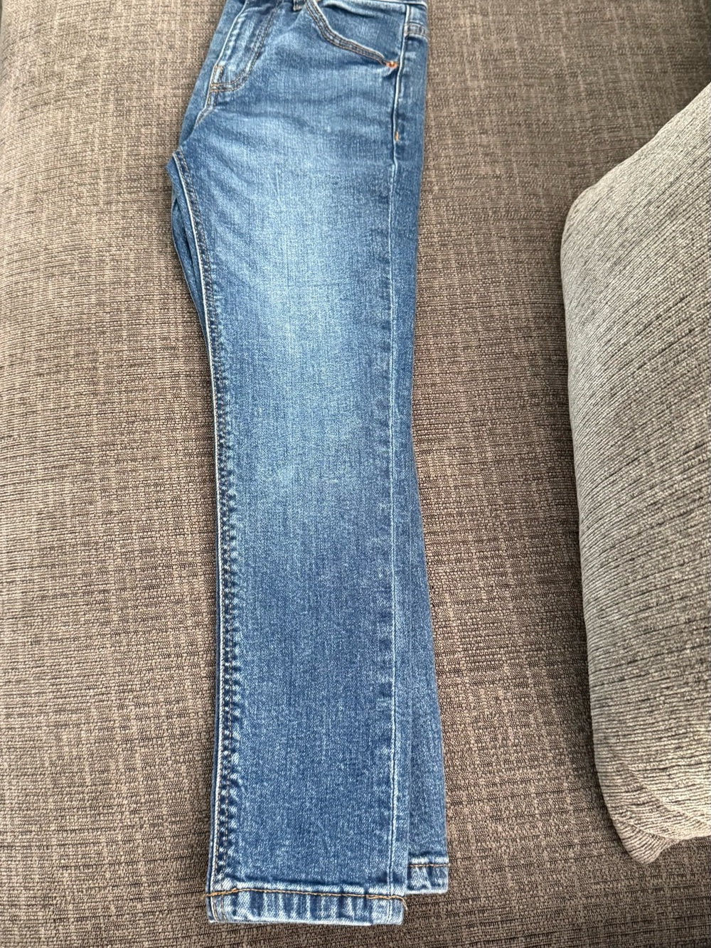 Zara Girls Light-Mid Blue Straight Jeans